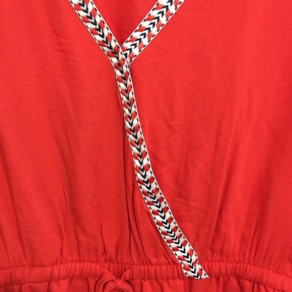 NWT Jack by B.B. Dakota Red Bell-Sleeve Dress - Picture 3 of 5